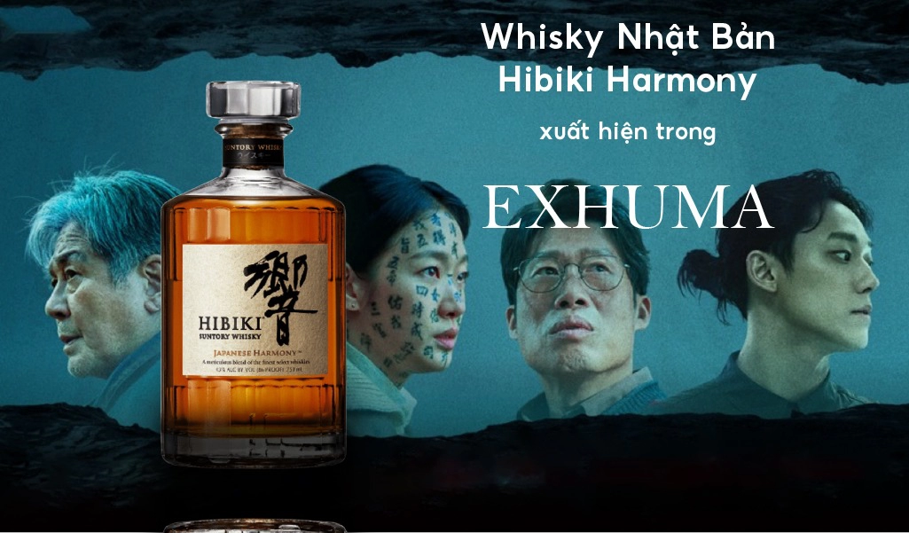 Whisky Nhật Bản Hibiki Harmony xuất hiện trong phim Hàn Quốc gây sốt: Exhuma (Quật Mộ Trùng Ma)